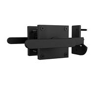 JUBEST - Pestillo de puerta de doble lado, resistente, para puerta oscilante con apertura interior izquierda, valla exterior, valla de madera, valla de piscina, patio trasero y jardín