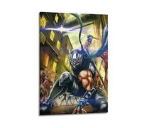 JUBHGGU Póster de Ninja Gaiden 2 videojuegos, 1 póster decorativo de lienzo para pared e impresión artística moderna para decoración de dormitorio familiar, 20 x 30 cm