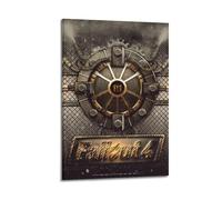 JUBHGGU Póster decorativo de Game Fallout 4 para pared e impresión artística moderna para dormitorio familiar, 60 x 90 cm