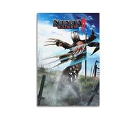 JUBHGGU Póster decorativo de Ninja Gaiden 2 videojuegos, lienzo para pared e impresión artística moderna para dormitorio familiar, 60 x 90 cm
