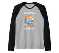 Jubilación 2025 Cada sorbo Sabe como si no Fuera mi Problema Camiseta Manga Raglan