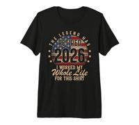 Jubilación 2026 Bandera de Estados Unidos Retirado Trabajé Toda la Vida para Esto Camiseta Premium