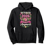 Jubilación 2026 Mujeres jubiladas Floral Ya no es mi Problema Sudadera con Capucha
