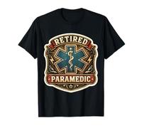Jubilación de la Bandera Estadounidense paramédico Jubilado EMT EMS Camiseta