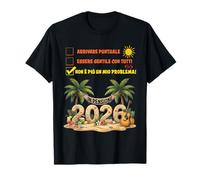 Jubilación Divertida 2026 Italiano Ya no es mi Problema Camiseta
