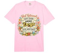 jubilación Ever More Dogs Less Meetings Dueño de Perro Comfort Colors Adult Heavyweight T-Shirt