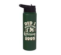 Jubilación, me voy a jubilar pronto, ¿te lo había dicho? Stainless Steel Insulated Water Bottle