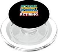 Jubilación Mi último Primer día de Clases Maestra jubilada PopSockets PopGrip para MagSafe
