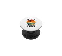 Jubilación Mujeres Hombres Jubilados 2029 Viviendo El Sueño PopSockets PopGrip Adhesivo