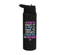 Jubilación No quiero que no me hagas Estoy jubilado Stainless Steel Insulated Water Bottle