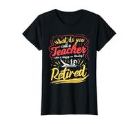 Jubilación Pensión Divertido Profesor Jubilado Camiseta