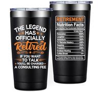 Jubilado 2022 Ya no es mi problema - Regalos de jubilación para hombres 2022 - Divertidos regalos jubilados para mujeres, enfermeras, compañeros de trabajo, vaso aislado de 20 onzas