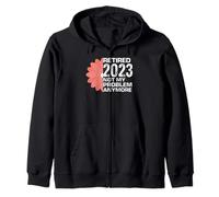 Jubilado 2023 Ya No Es Mi Problema Frase Floral Sudadera con Capucha