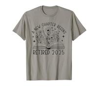 Jubilado 2025 Un nuevo capítulo comienza a jubilarse Maestras Mujeres Camiseta