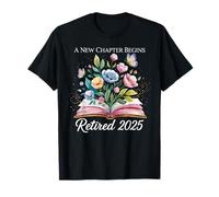 Jubilado 2025 Un nuevo capítulo comienza la fiesta de jubilados Camiseta