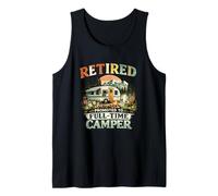 Jubilado Ascendido a Campamento de jubilación de campistas a Tiempo Completo Camiseta sin Mangas