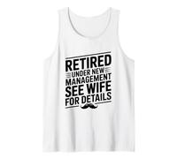 Jubilado bajo Nueva administración Ver Esposa para más Detalles Camiseta sin Mangas