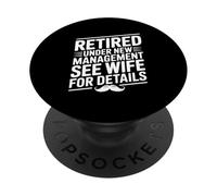 Jubilado bajo Nueva administración Ver Esposa para más Detalles PopSockets PopGrip Adhesivo