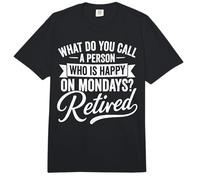 Jubilado Feliz Los Lunes Divertida Jubilación Comfort Colors Adult Heavyweight T-Shirt