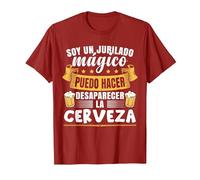 Jubilado Mágico | Pensionista | Pensión | Hombre Jubilacion Camiseta, Hombre, Arándano, 3XL