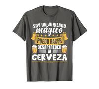 Jubilado Mágico | Pensionista | Pensión | Hombre Jubilacion Camiseta, Hombre, Asfalto, S