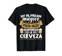 Jubilado Mágico | Pensionista | Pensión | Hombre Jubilacion Camiseta, Hombre, Negro, XL