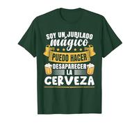 Jubilado Mágico | Pensionista | Pensión | Hombre Jubilacion Camiseta, Hombre, Verde Bosque, S