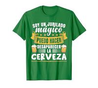 Jubilado Mágico | Pensionista | Pensión | Hombre Jubilacion Camiseta, Hombre, Verde Kelly, L