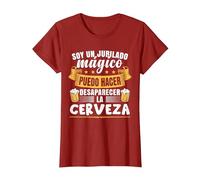 Jubilado Mágico | Pensionista | Pensión | Hombre Jubilacion Camiseta, Mujer, Arándano, XL