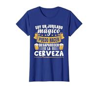 Jubilado Mágico | Pensionista | Pensión | Hombre Jubilacion Camiseta, Mujer, Azul Real, M