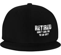 Jubilado. No Me Pidas Que Haga Nada. Unisex Gorras Hip Hop Clásico Gorra Trucker Resistente Snapback Cap para Deporte Running Aire Libre