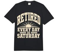 Jubilado Todos los días es el sábado Viejo Divertido Comfort Colors Adult Heavyweight T-Shirt