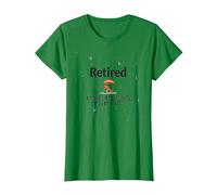 Jubilado: Trabajé Toda mi Vida por Esto Camiseta, Mujer, Verde Kelly, XS