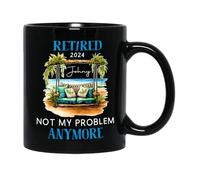 Jubilado Ya No Es Mi Problema Tazas De Regalo Novedad Tazón Graciosa Tazas Té Regalos Novedosos Para Trabajo Colegas Familiares 330ml