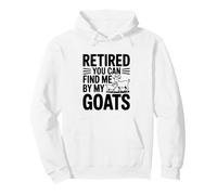 Jubilado You Can Find Me by My Goats Farm Life Fun Sudadera con Capucha