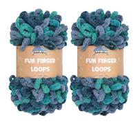 JubileeYarn Fun Finger Loops - Ovillos de hilo (100 g, 2 unidades)