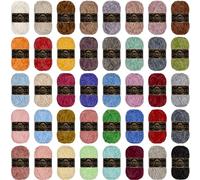 JubileeYarn - Hilo de chenilla - Peso de estambre - 100 g/madeja - Paquete variado - 4 madejas