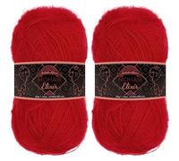 JubileeYarn Mohair Elixir - Ovillo de lana para bebé, 50 g, cosmopolitan, 2 madejas