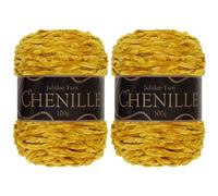 JubileeYarn - Ovillo de chenilla, peso peinado, 100 g/pastel, Firenze, 2 pasteles