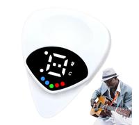 Jubilofex Afinador Guitarra Acústica - Púa De Guitarra - Afinadores De Púas De Guitarra 2 En 1 Para Acústica - Herramientas De Aprendizaje De Guitarra Eléctrica, Accesorios De Guitarra Para