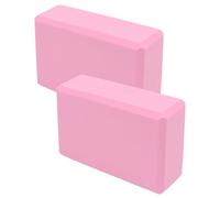 Jubilofex Bloques de espuma para yoga, 2 bloques elásticos, herramienta de equilibrio de cuña de espuma EVA antideslizante para principiantes, avanzados, deportes en casa, entrenamiento, meditación