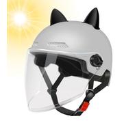 Jubilofex Casco de patinaje eléctrico | Equipo de patinaje protector, casco de viaje con visera, para hombres y mujeres adultos, ciclismo, motocicleta, patineta y scooter