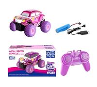 Jubilofex Coche De Deriva RC, Coche de Carreras RC Todo Terreno con Derrapaje, Camión Todo Terreno De 2.4 GHz para Niños Y Niñas Mayores De 5 Años En Cumpleaños Y Fiestas