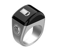 Jubilofex Contador de dedos inteligente, contador de sensor táctil, anillo ajustable, rastreador digital con alarmas integradas, herramienta de visualización recargable para orar, enfocar, grabadora