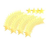 Jubilofex - Cortes de estrellas (60 unidades), diseño de flores, color negro