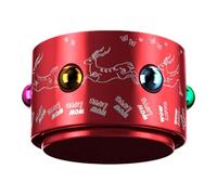 Jubilofex Difusor de aromaterapia para coche solar, ambientador de coche | Repelente de aire solar natural | Diseño silencioso Ornamento de iluminación de 3 genes para la familia