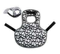 Jubilofex Funda para sillín de gallina, protección de pollo real, impermeable, protector de alas de animales que aumentan el suministro de aves de corral Habitat Coop Farm