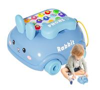 Jubilofex Juguete del teléfono para, teléfono Musical para - Teléfono Suéter Coche con Ruedas | Aprender Juguetes, Estilo de Conejo, Juego de Caminar, Divertido Narración para Una Educación