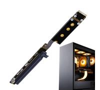 Jubilofex Link M2 Pci Extension - Adaptador elevador de tarjeta gráfica Pci-Express | Solución de disipador de calor de refrigeración para soporte de tarjetas elevadoras para adultos entusiastas y