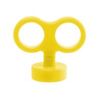 Jubilofex Llave De Volante Para Coche Trasero,Juguete De Coche 3D De Carrete | Linda Decoración Impermeable Para Casco De Motocicleta Y Coche - Accesorios Unisex, amarillo, Se référer au descriptif